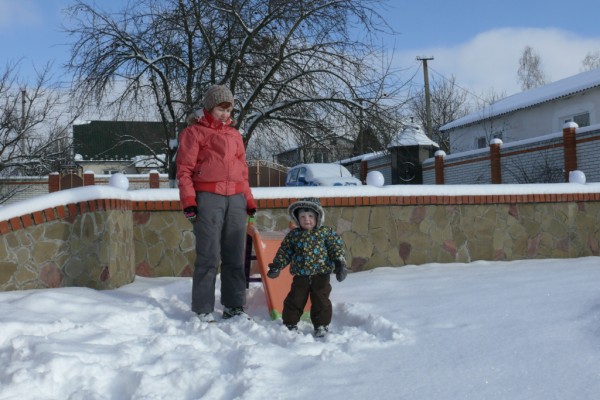 Поднялся и давай бежать